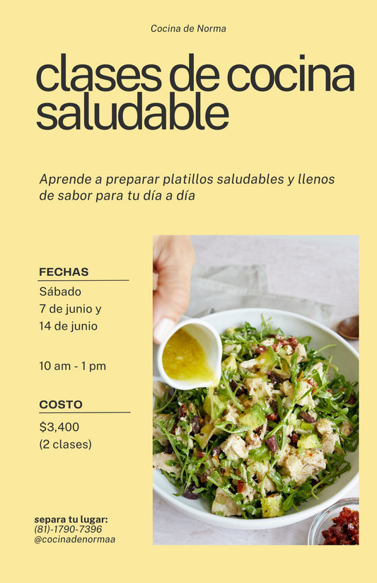 Curso de cocina - SÁBADOS